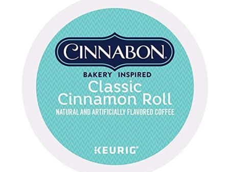 Cinnabon K-Cup Pods Classic Cinnamon Roll Coffee - 48 CT Online Hot Sale