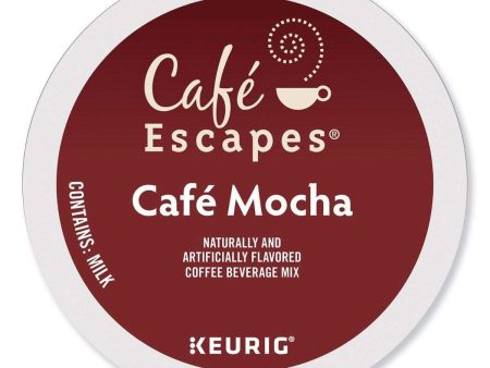 Café Escapes Café Mocha K-Cup Coffee - 24 Count Box Online