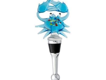 LS Arts Blue Crab Bottle Stopper For Cheap