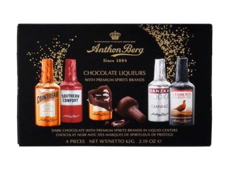 Anthon Berg Liqueur Filled Chocolate 4 Piece Box For Discount