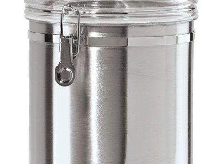 OGGI Jumbo Stainless Steel Kitchen Airtight Canister 152 oz Online