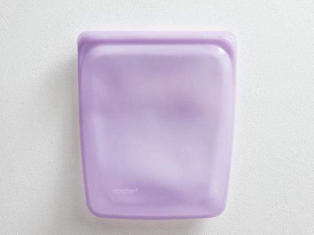 Stasher Reusable Silicone Half-Gallon Bag Purple Online Hot Sale