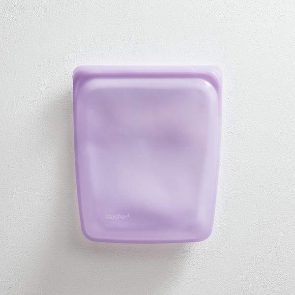 Stasher Reusable Silicone Half-Gallon Bag Purple Online Hot Sale