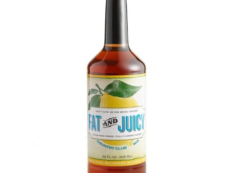 Fat & Juicy Country Club Lemonade and Iced Tea Mix, 32 oz For Discount