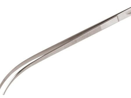 Paderno World Cuisine 12 in Curved Plating Tweezers Supply