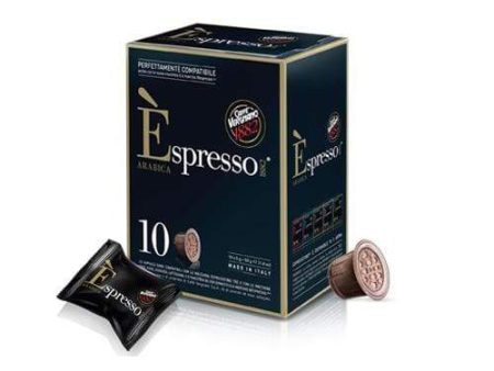 Caffe Vergnano Arabica Espresso Capsules - 10 Count Online Hot Sale