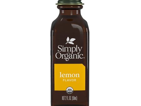 Simply Organic Lemon Flavor 2 oz Fashion