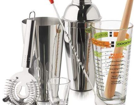 Libbey 9 Piece Cocktail Mixologist Set Hot on Sale