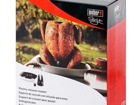 Weber Deluxe Poultry Infusion Roaster Online Hot Sale