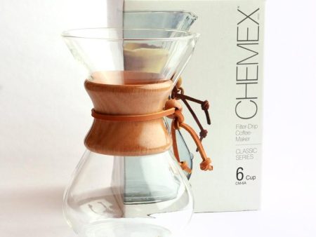 Chemex 6 Cup Classic Pour-Over Coffee Maker Sale